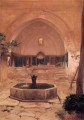 ブルッサのモスクの中庭 1867 アカデミズム フレデリック・レイトン